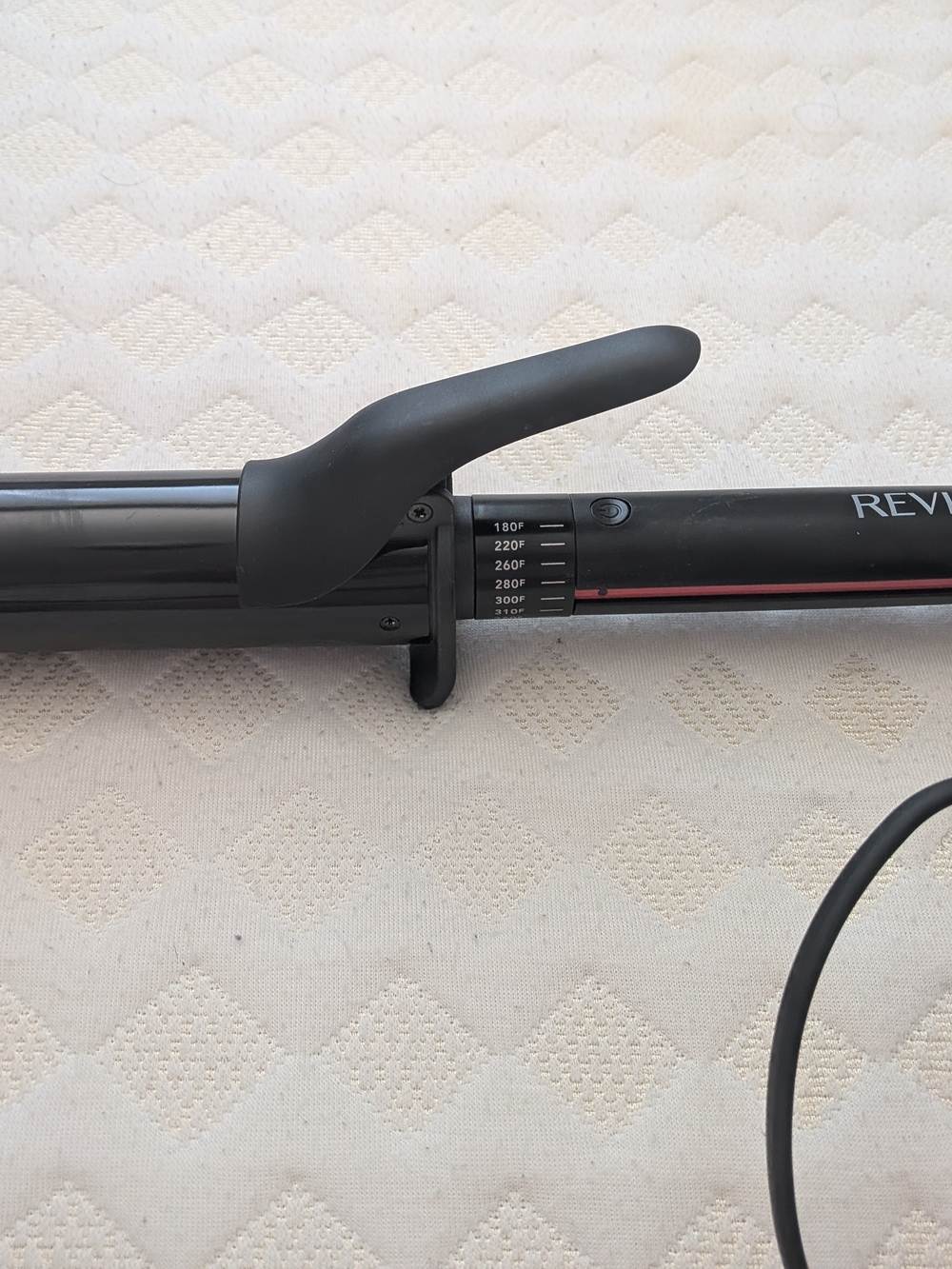 Revlon Black Curling Iron with Temperature Dial
